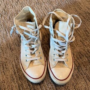 Classic Off-White High-Top Sneakers